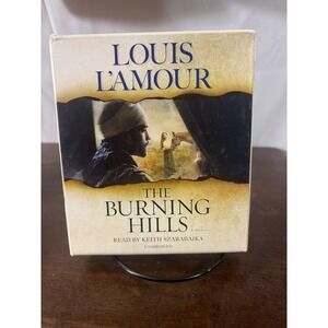 Louis L'Amour The Burning Hills Audiobook 4 CD Set Unabridged Western Good